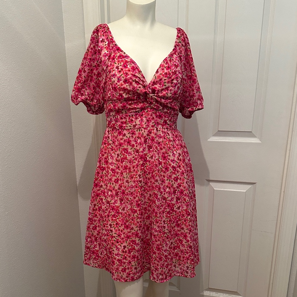 Japna women’s pink floral dress size medium